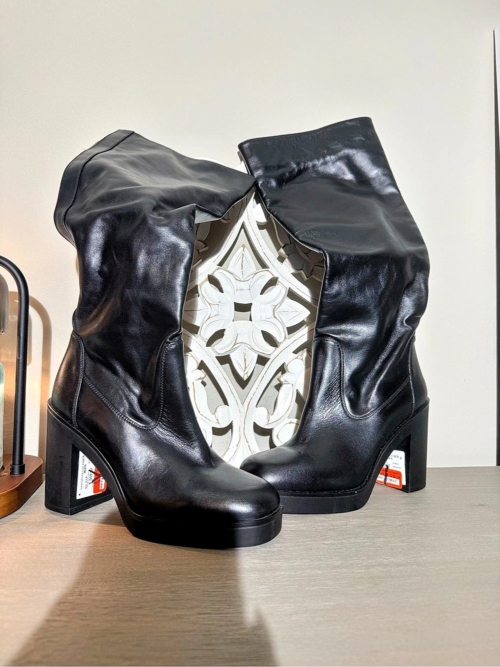 Stuart Weitzman Bethenny 80 Boot Tall Heeled Boots Black US 6